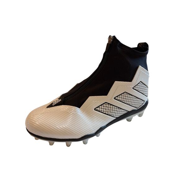 Adidas Nasty Fly 2.0 Football Cleats White Black GV8306 Men Size 12